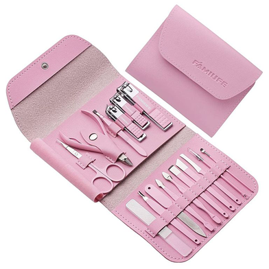 16 Set of Portable Nail Clipper Set Nail Clipper Pedicurel Kit Beauty Manicure Set